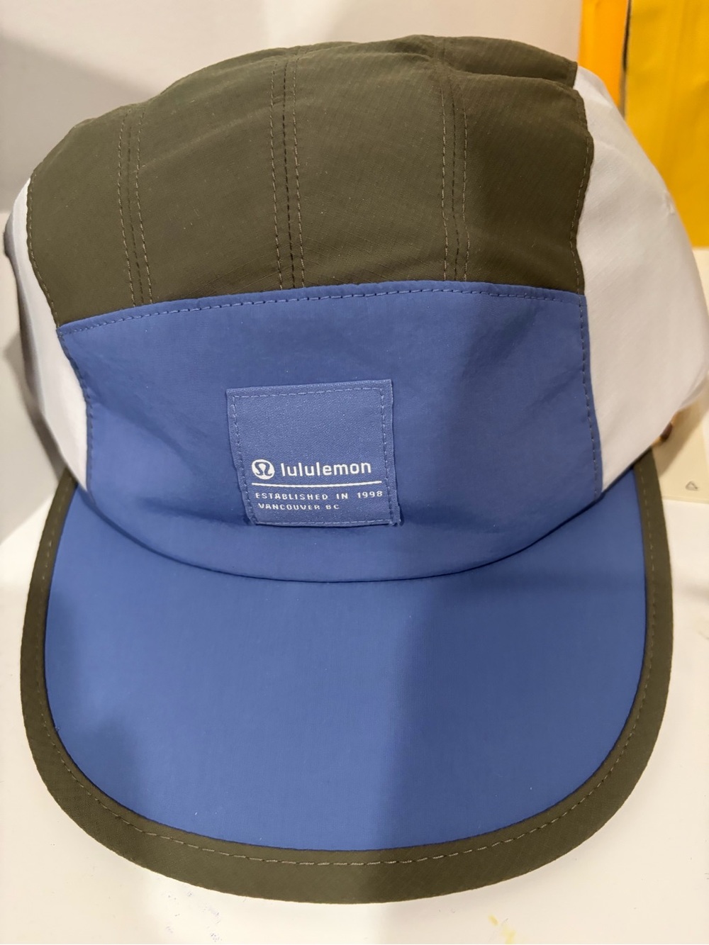 lululemon athletica Olive, Blue & White Five-Panel Performance Cap